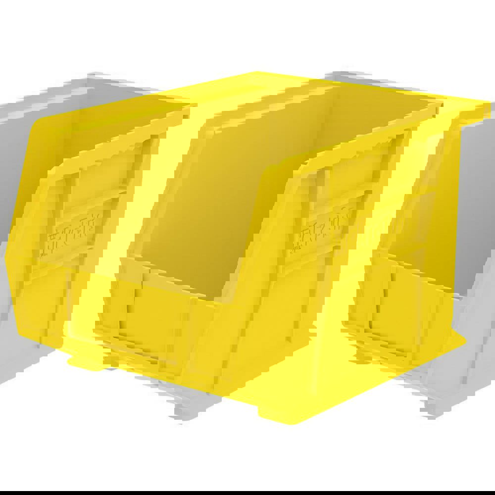 Plastic Hopper Stacking Bin: Yellow